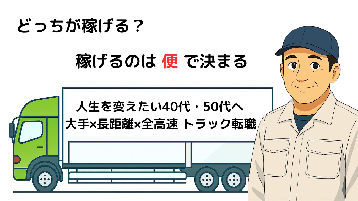 長距離トラック運送会社の元請けと協力会社の違いとどっちが稼げるかを現役ドライバーが解説