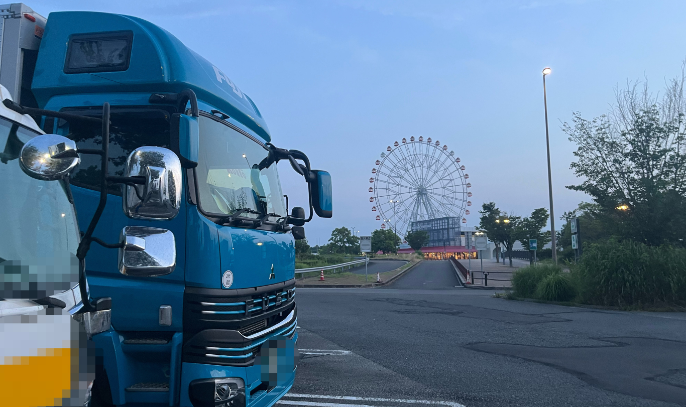 2026年4月に長距離運行で乗務していたフジトランスポートの大型トラック